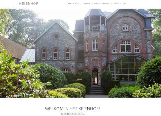 Keienhof Aanmaak website