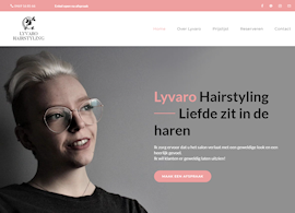 Lyvaro Hairstyling Aanmaak website