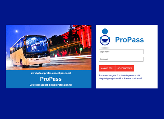 ProPass Nieuwe website