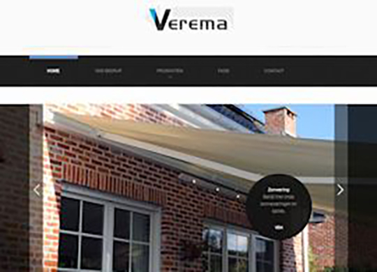 Verema Website (nieuwe layout)